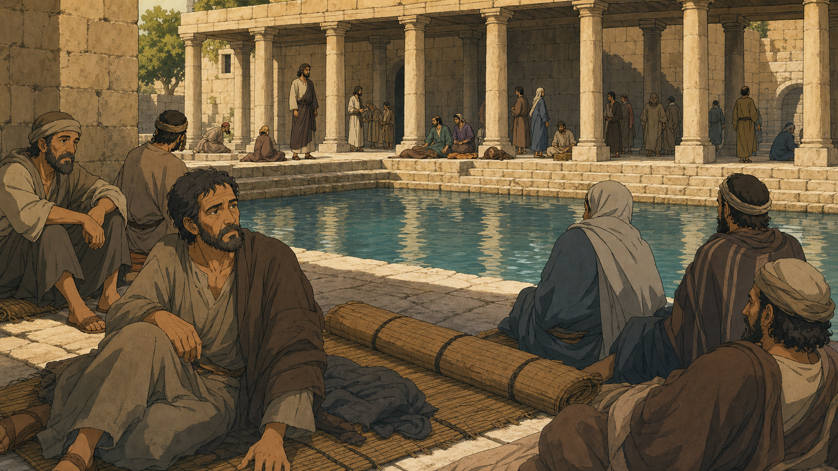 Waiting by the Pool of Bethesda Szenenbild